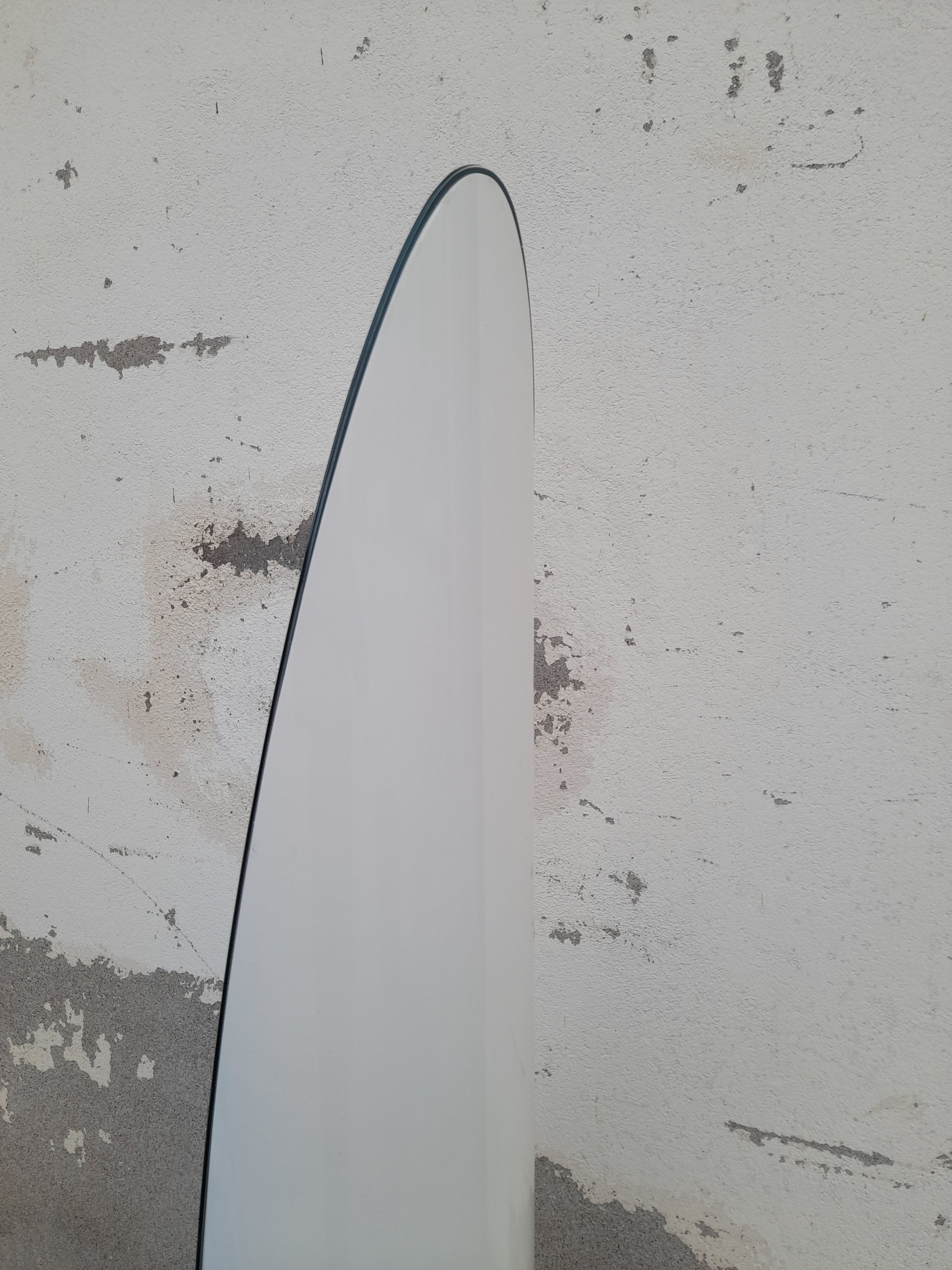 Vintage 80s vintage stand-up mirror - 1m57x29