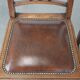 Set of four antique oak dining chairs in Art Nouveau style