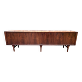 Danish sideboard in Rio rosewood, H. Kjaernulf, sliding doors