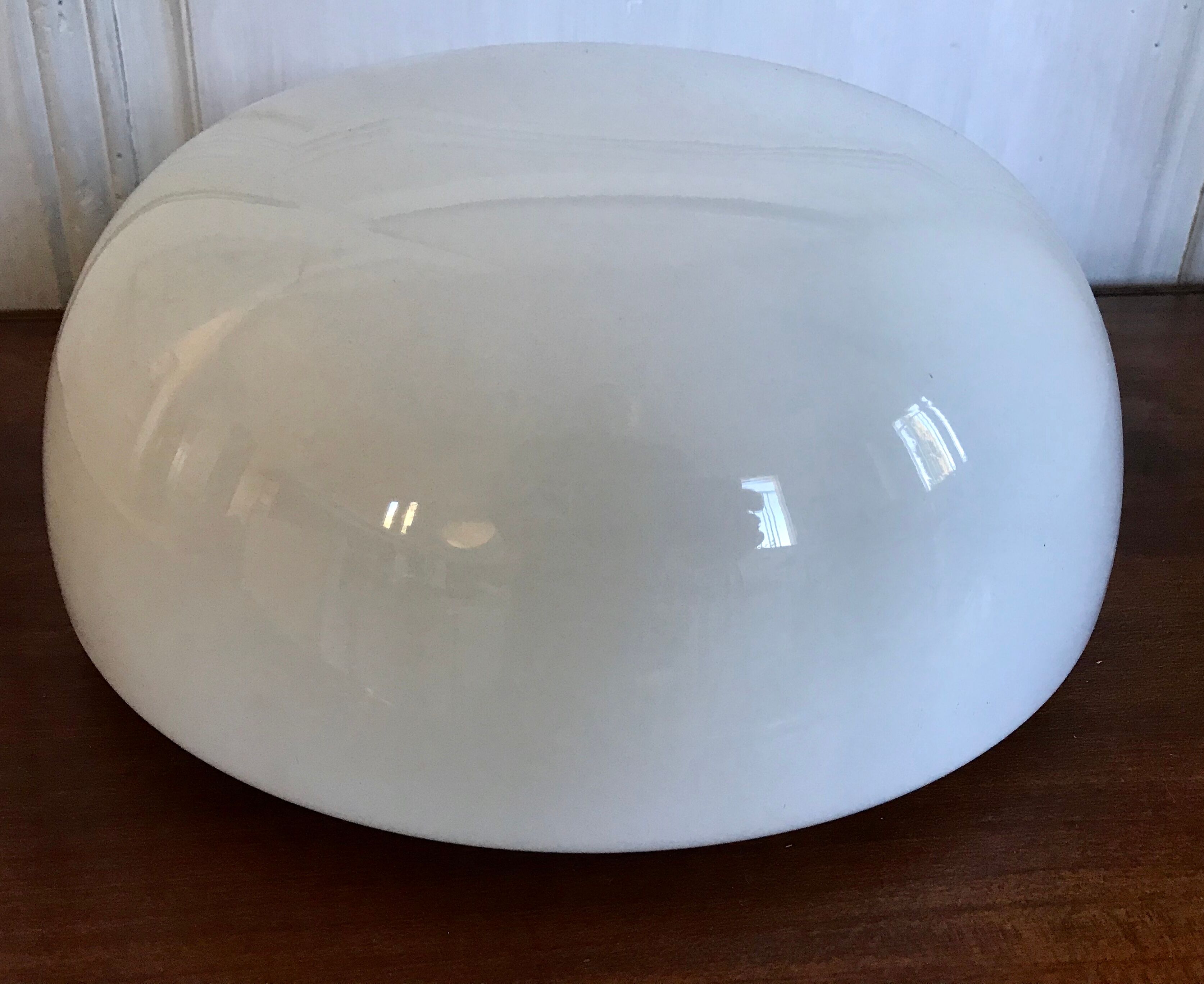 Plafonnier vintage en opaline