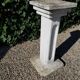 Concrete garden column