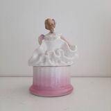 Lady’s porcelain compact or candy dish