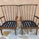 Pair of Baumann fan lounge chairs vintage 1965
