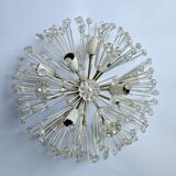 Important flush mount lamp from the middle of the last century Emil Stejnar for Rupert Nikoll. Austria, 1960s