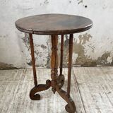 19th century oak pedestal console