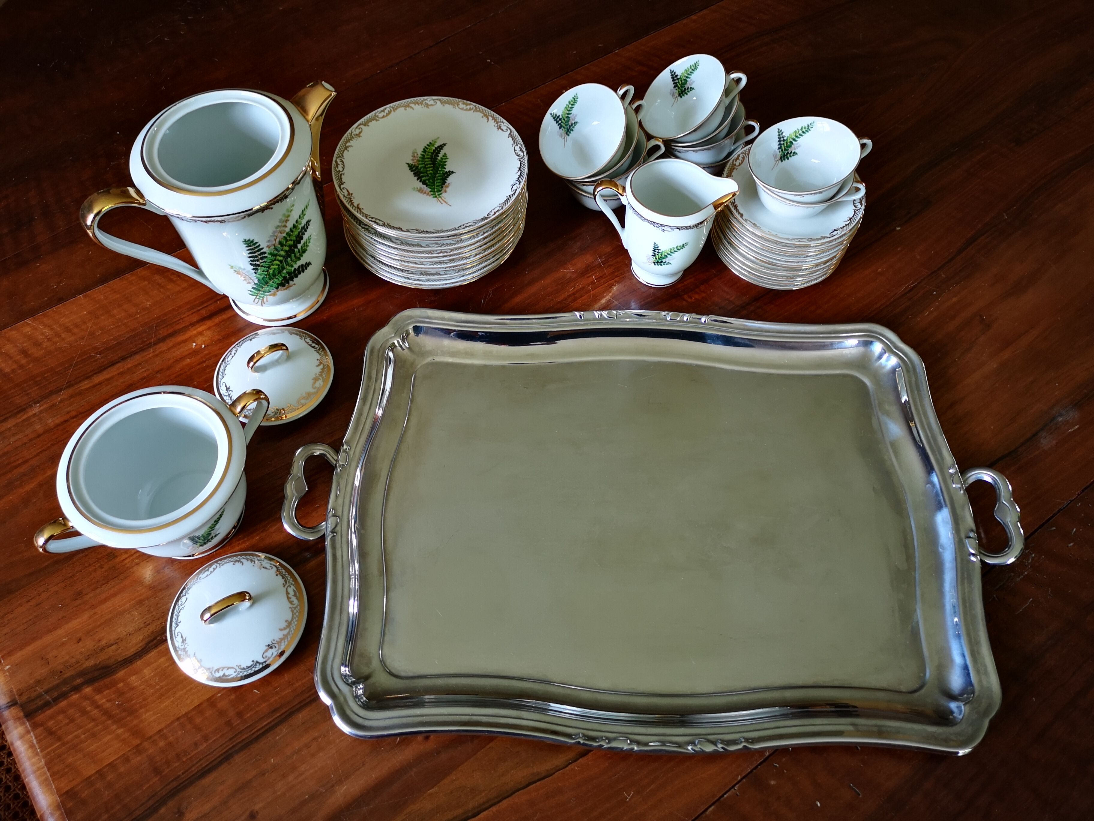Limoges porcelain tea service