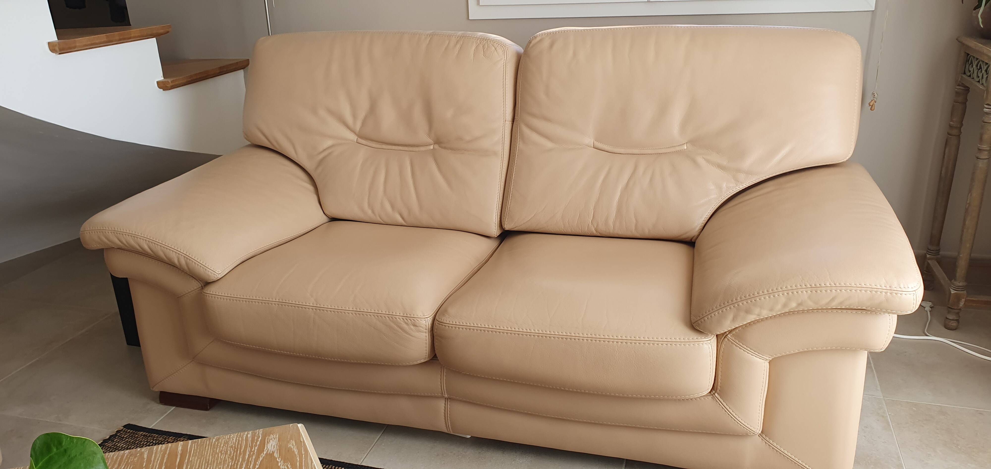 Leather sofas