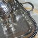 Silver-plated tea and coffee service, 5 pieces with tray, late 19th century.