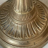 Paire de bougeoirs en laiton