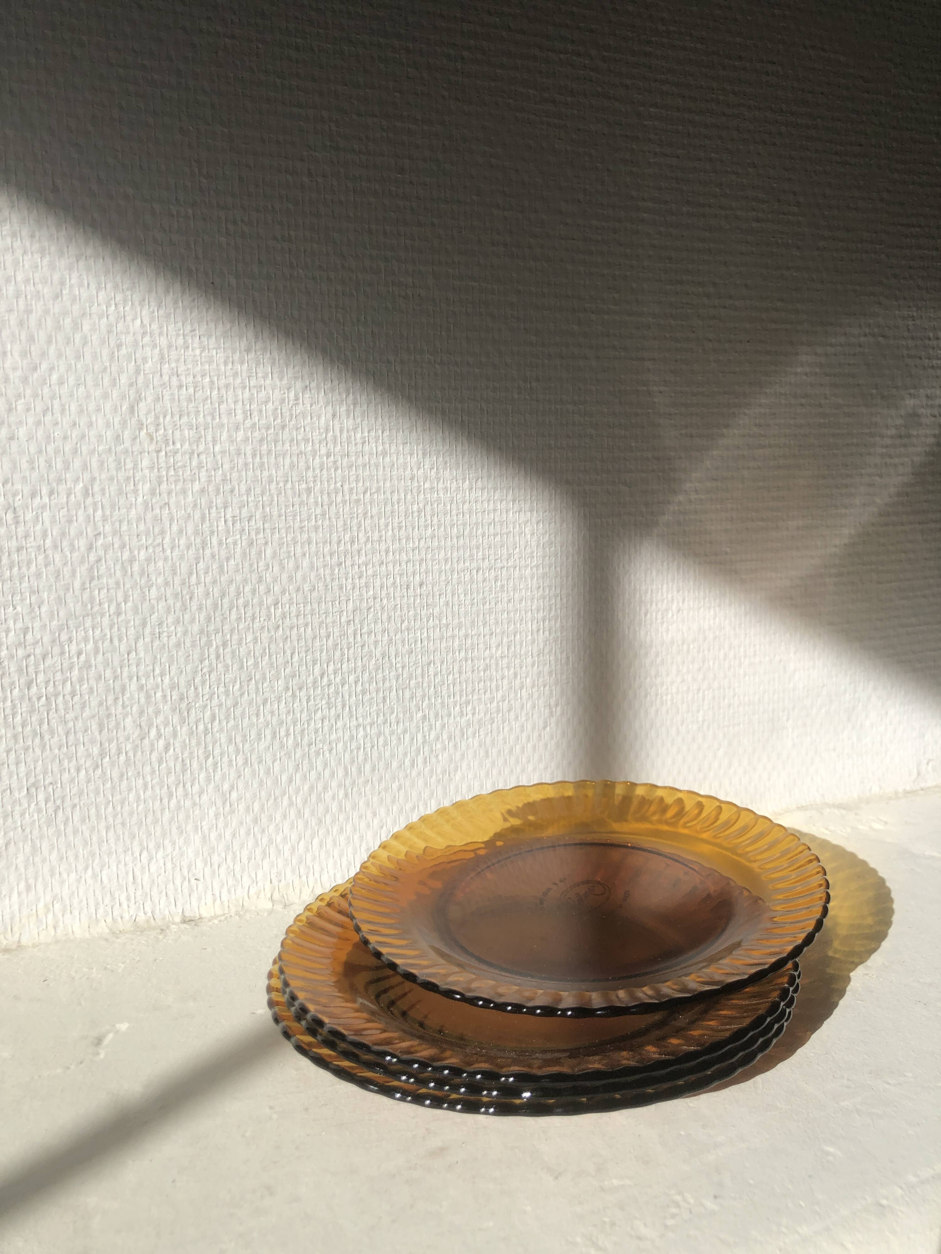 Colorex dessert plates
