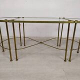 Tables basse laiton doré
