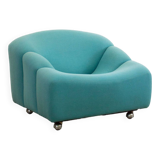 Chaise longue Artifort ABCD par Pierre Paulin (Sarcelle)