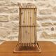 Modernist design table lamp, bamboo and metal