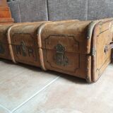 Old travel trunk