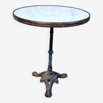Old round bistro table