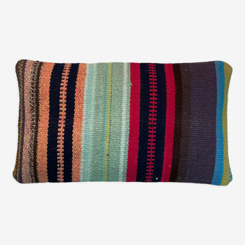 Housse de coussin kilim turc vintage 30x50cm