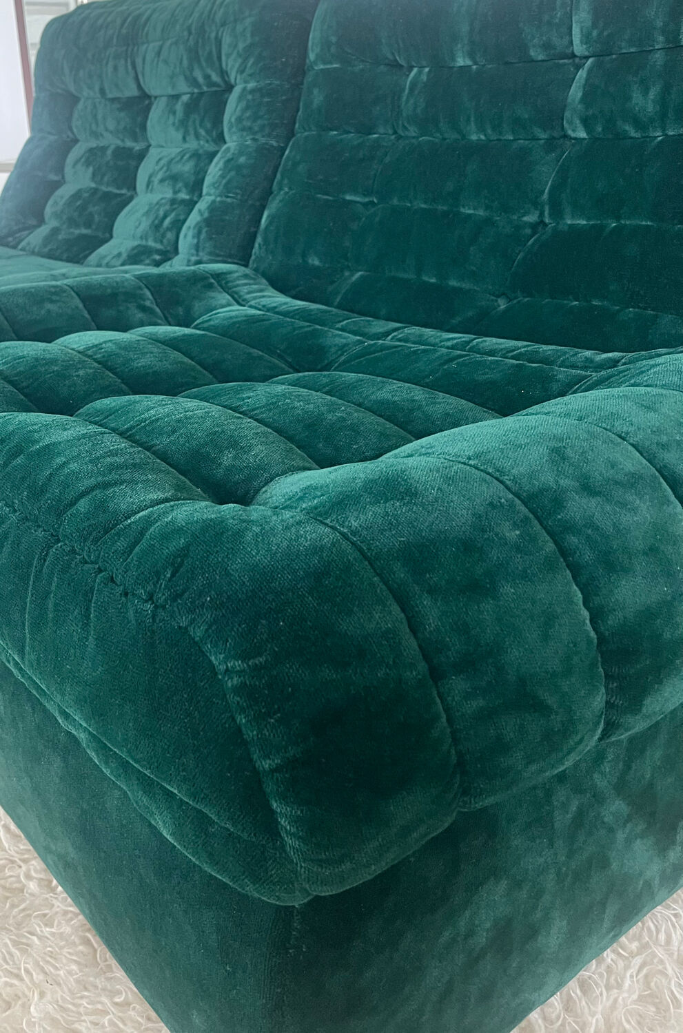 Velvet sofa 1970