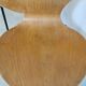 2 wooden chairs - metal circa 1950 Genevieve Dangles