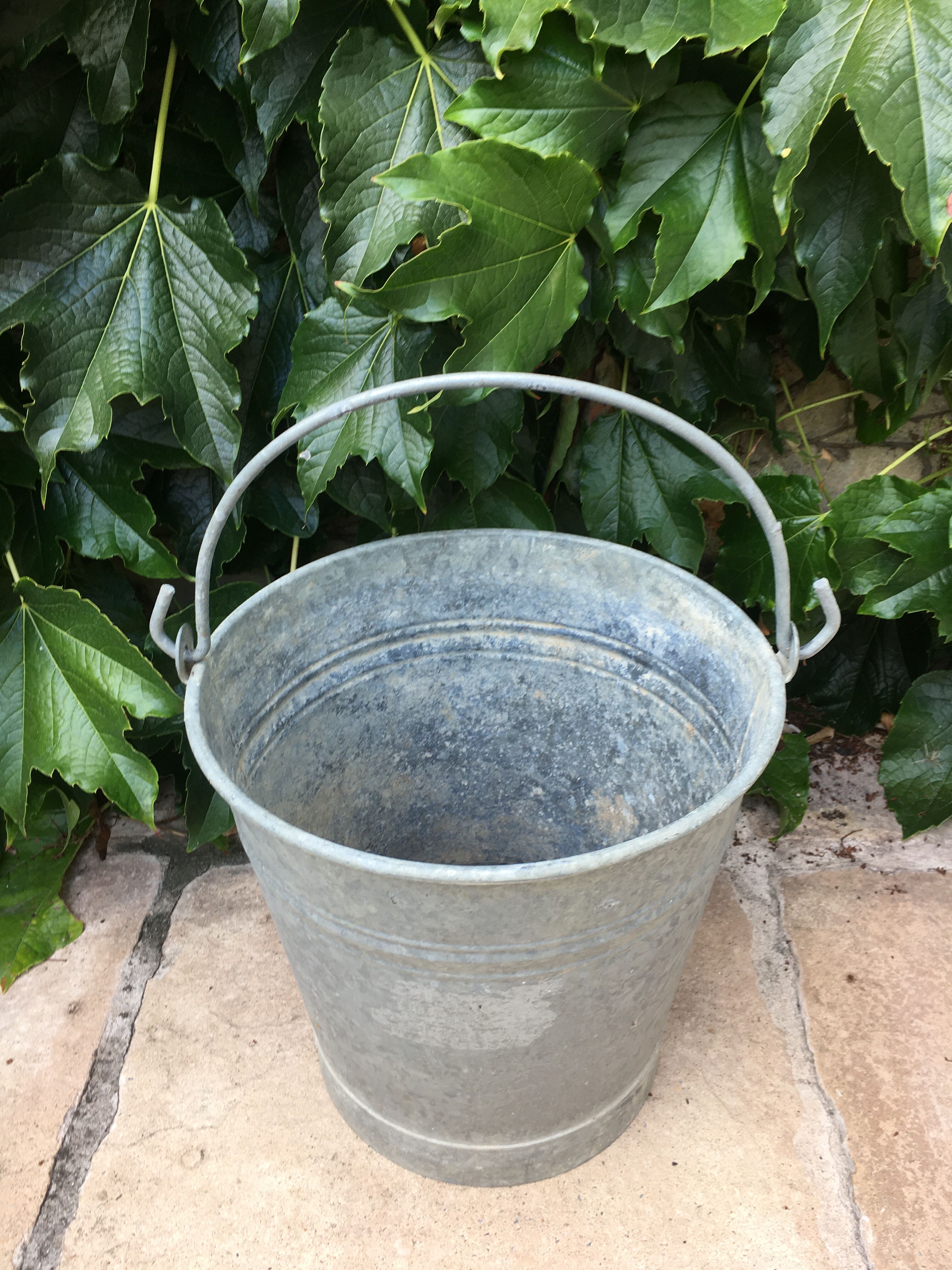 Vintage zinc bucket