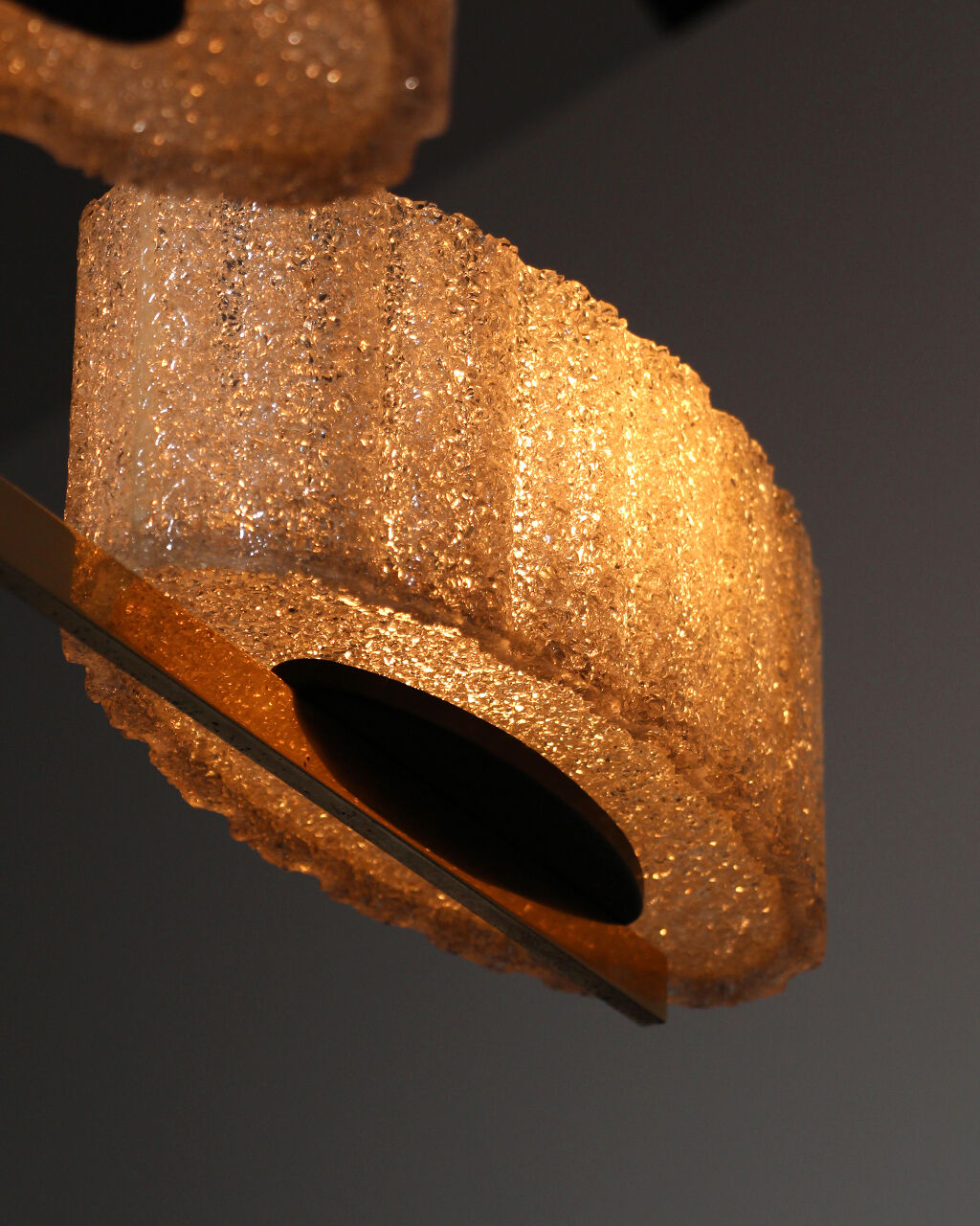 Pendant chandelier 1960 Arlus