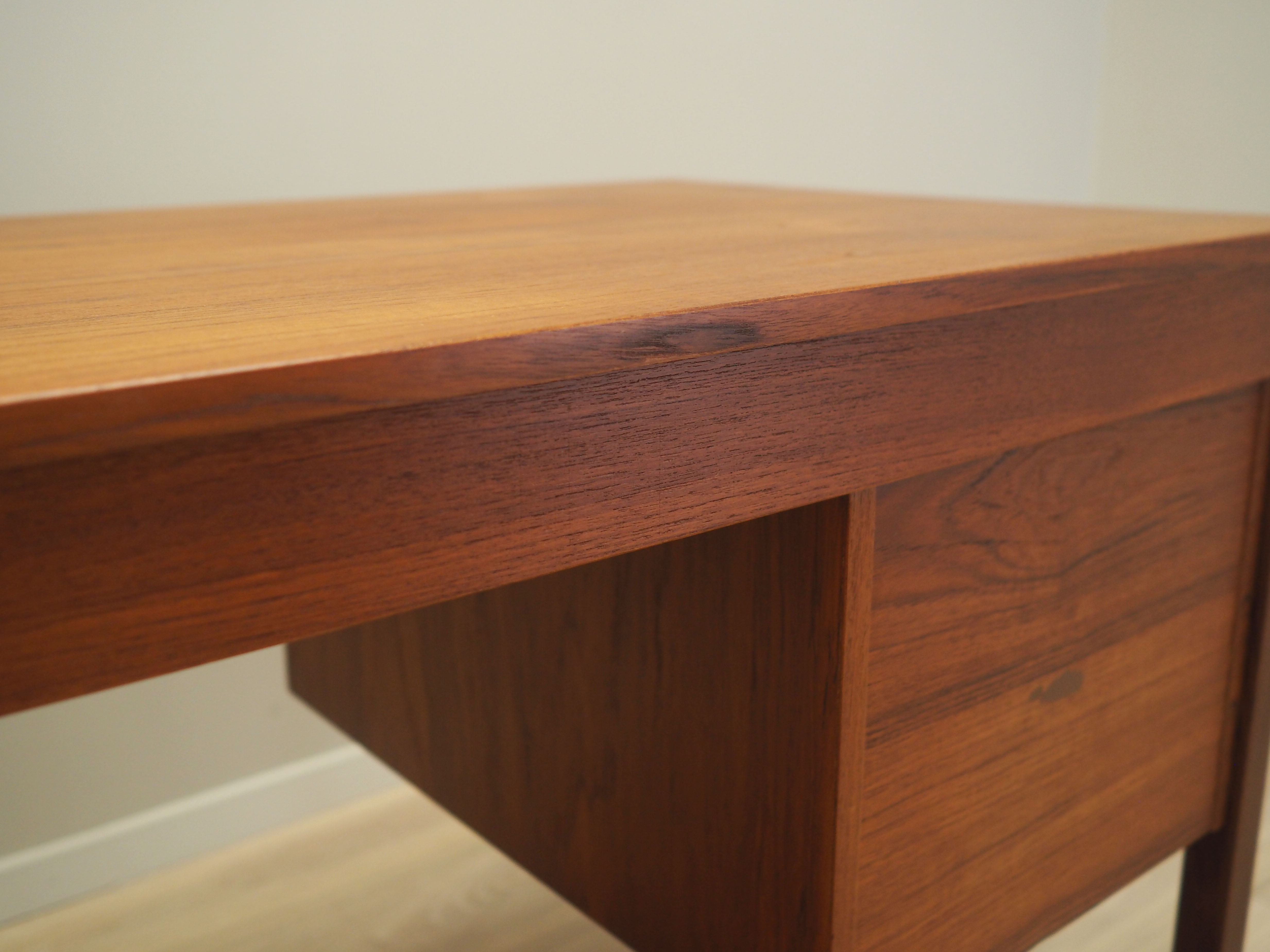 Teak desk, Danish design, 1970s, made in Denmark