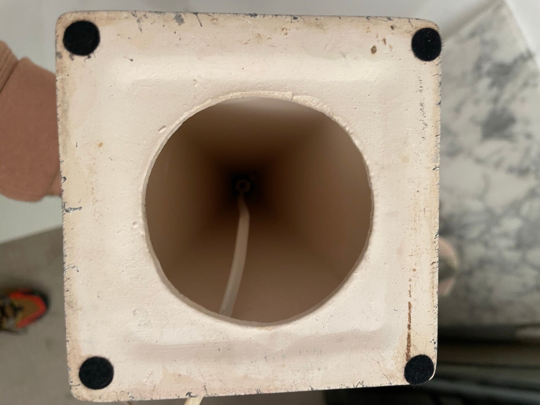 Postmodern "pyramid" lamp, 1980