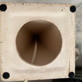 Postmodern "pyramid" lamp, 1980