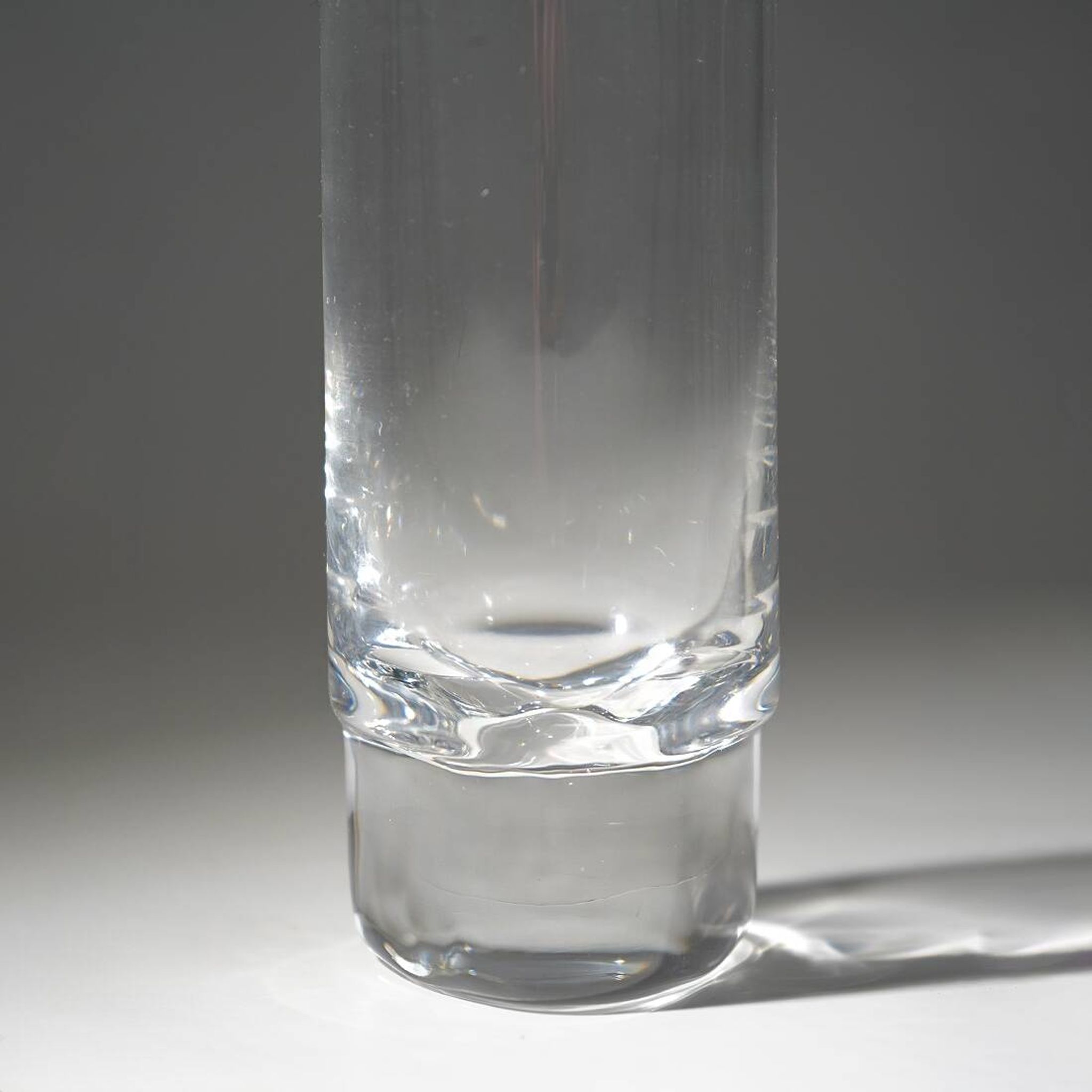 8 “Pitagora Highball” glasses by Marco Zanuso for Arnolfo di Cambio, 1970s