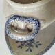Small vegetable dish on a stand HB Choisy-le-Roi decoration Pine late 19th century