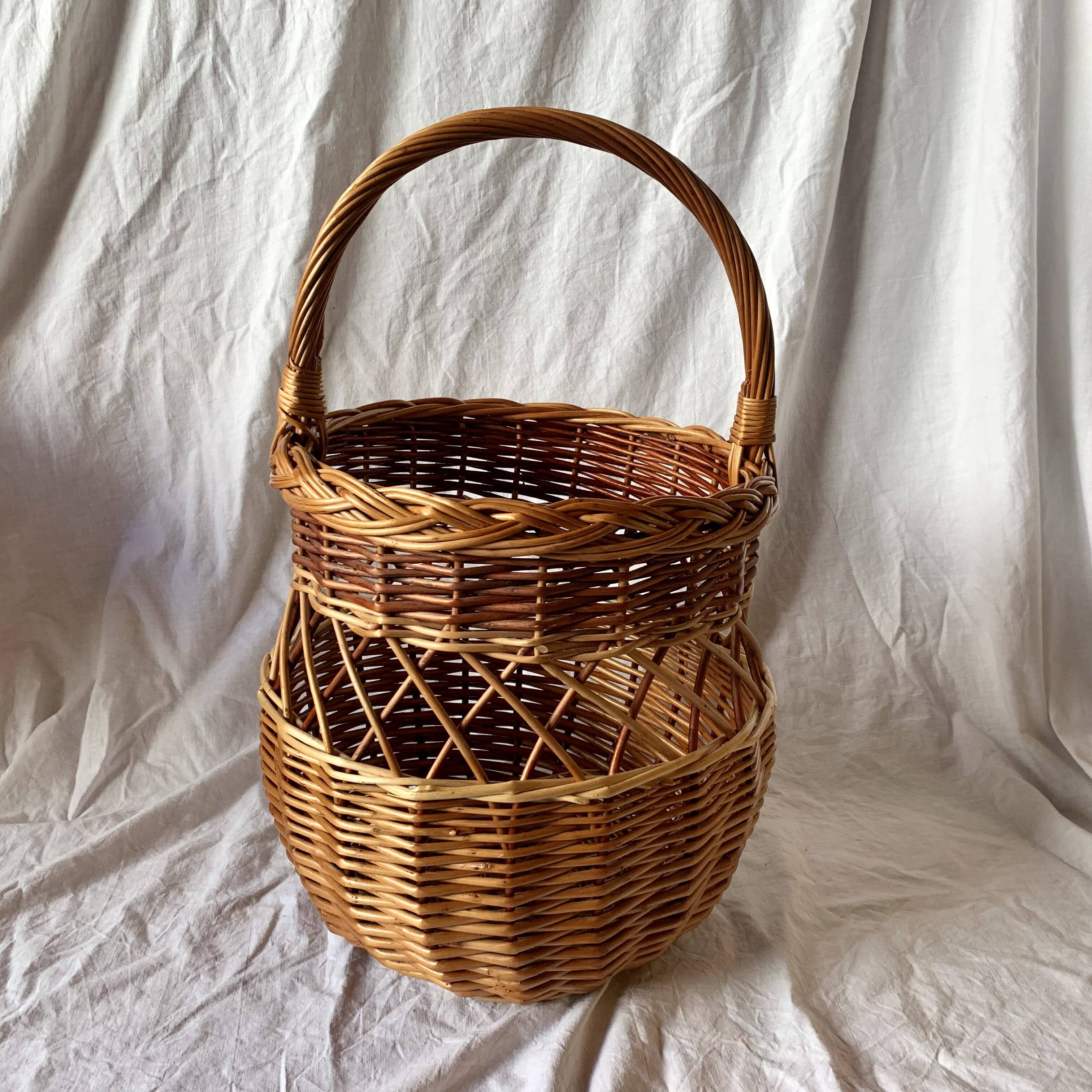 Vintage wicker basket