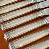 Christofle Malmaison, 12 cheese dessert knives 19.5 cm