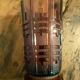 Vase val-saint-lambert en verre collection luxval 1930 art déco