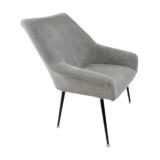 Grey square shell chair