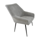 Grey square shell chair