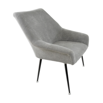 Grey square shell chair