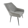 Fauteuil coquille carré grise