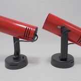 Pair of red vintage spots