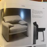 2 seater sofa Maralunga by Vico Magistretti