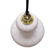 Vintage Pendant Lamp With Opaline Shade
