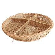 Rustic French Provence Wicker Basket Centerpiece / Vide-Poche – Mid 20th Century