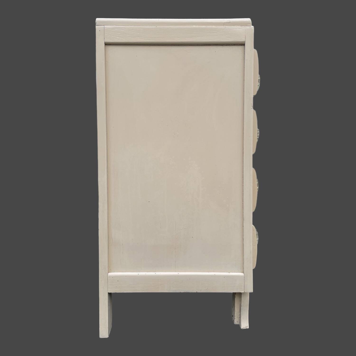 Art Deco chest of drawers with moustache feet, 1930