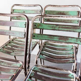 Tolix chairs, model T2 by Xavier Pouchard