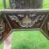 Large octagonal mirror design handcrafted creation decoration