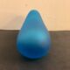 Daum blue vase by Philippe Starck, strangeness model, 1988