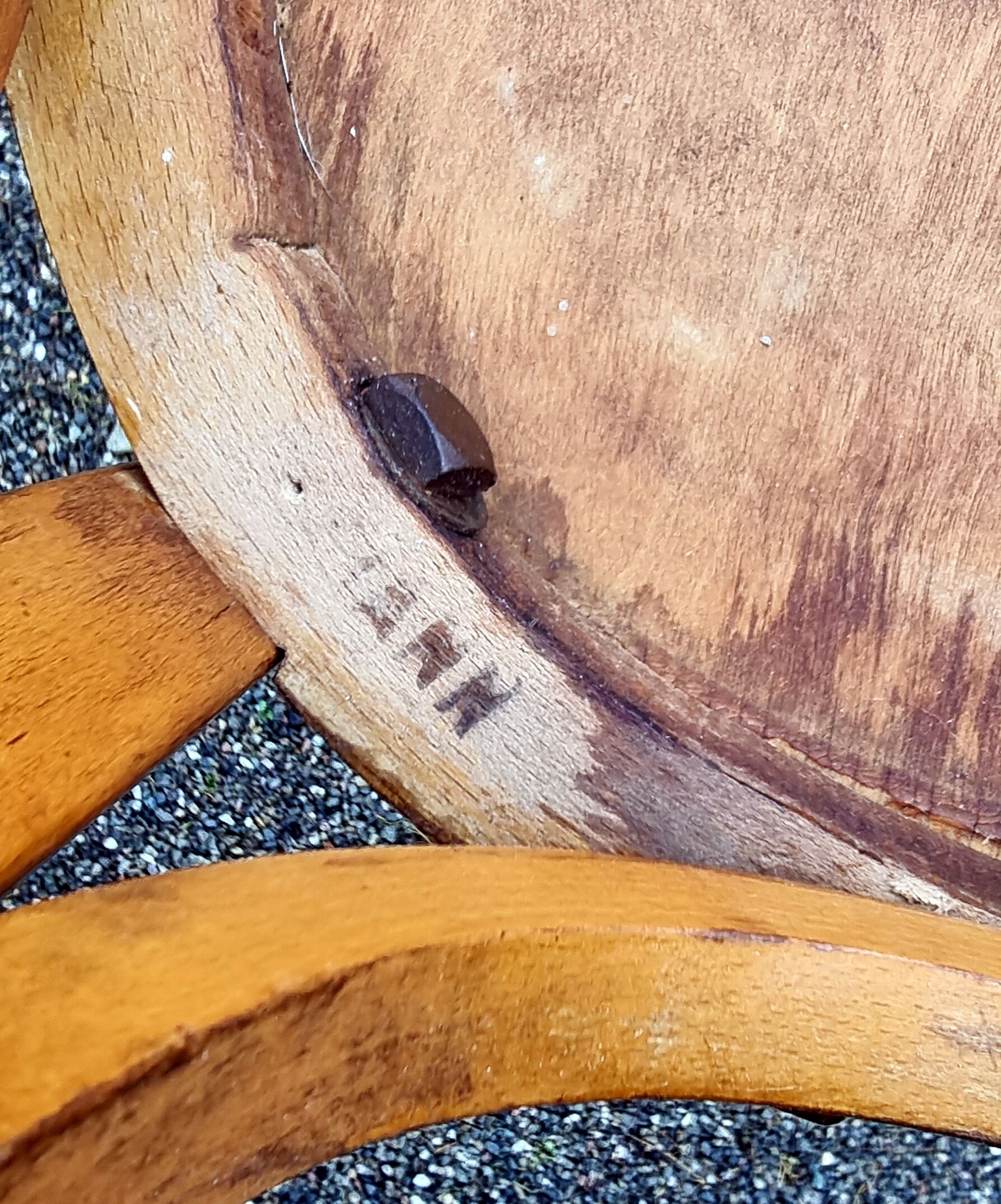 Baumann bistro chair in bentwood