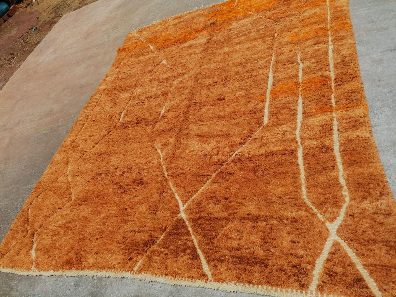 Berber carpet Beni Mrirt, 243x304 cm