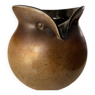 Bi-concept design glass paste vase