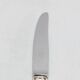 Europ - 12 silver-plated metal knives Uniplat