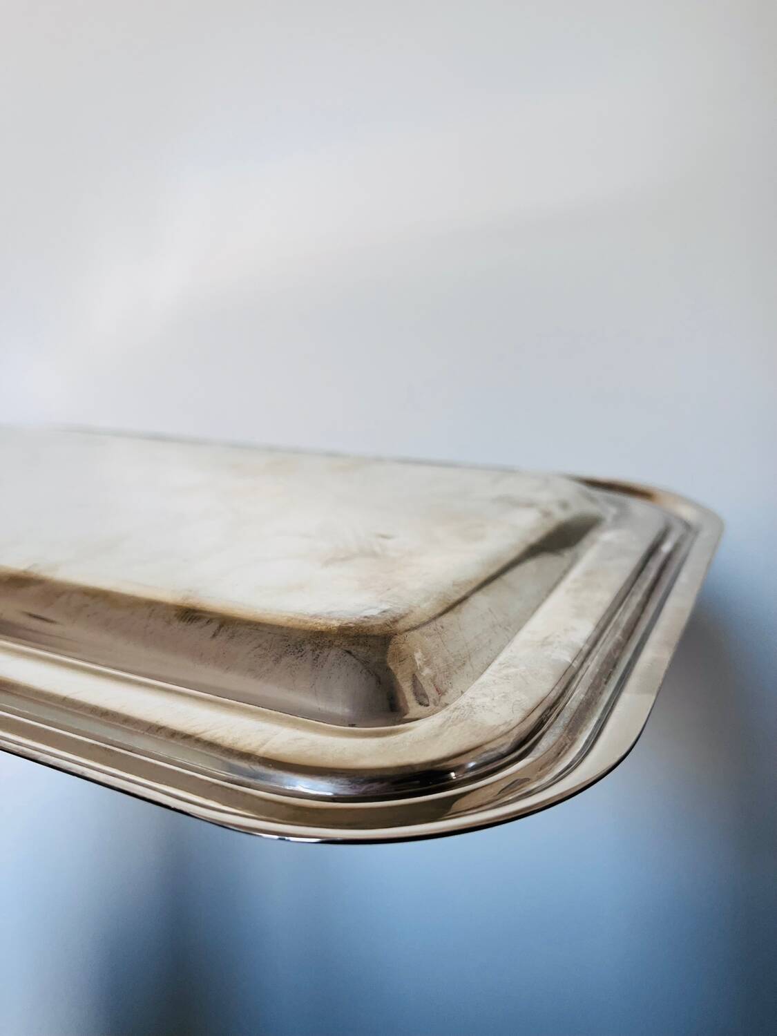 Vintage silver-plated tray