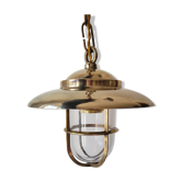 Marine suspension in brass and glass